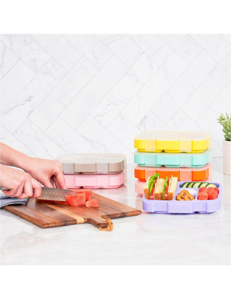 Bandeja Bentgo Kids Prints Unicornios - 5 Compartimentos