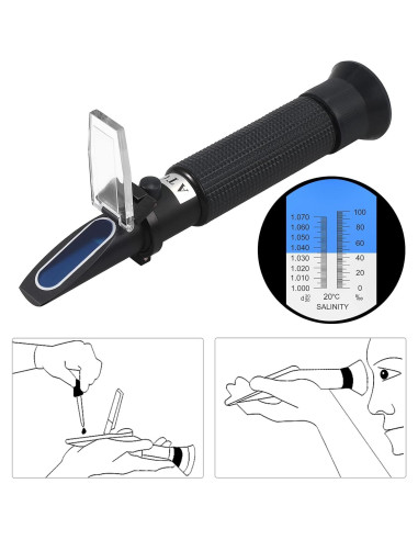 Refractómetro de Salinidad AUTOUTLET con ATC 0-100 PPT