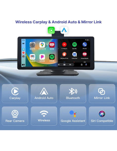 Pantalla Táctil 10.26" Epronic Carplay 4K con Cámara 1080P 2