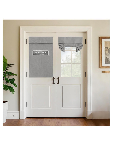 Cortina de Puerta StangH Gris 100% Opaca 66x102 cm Cortina de Puerta StangH Gris 100% Opaca 66x102 cm