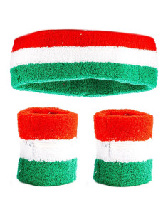Conjunto de bandas para cabeza y muñeca Funny Guy Mugs - 3 piezas