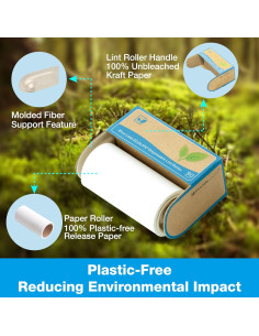 Rodillo Quitapelusas Ecológico Blue Lake ECOLIFE - 360 Hojas 2