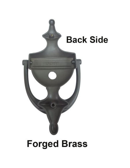 Agujero de puerta bronce macizo QCAA con visor 160 18.7 cm