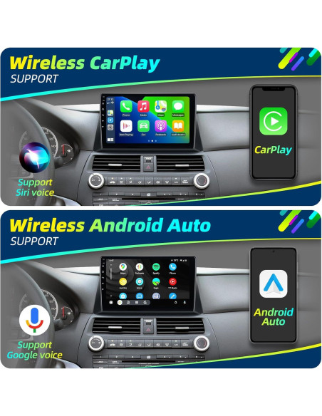 Radio Android 10.2" para Honda Accord 2008-2011 Carplay Bluetooth