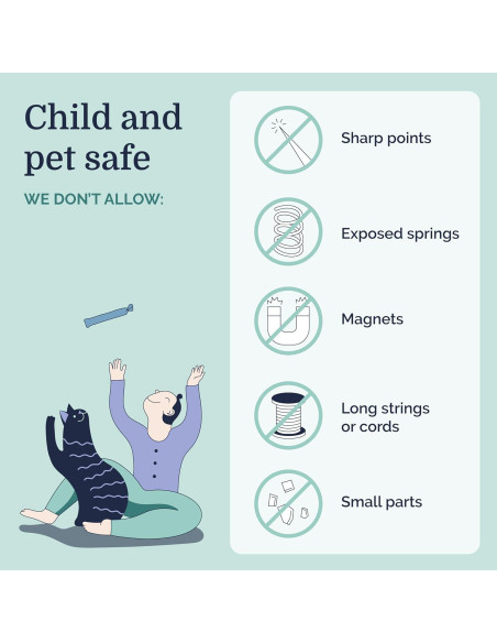 Juguete para Gatos Hepper Stick Catnip Kicker Azul - Orgánico Juguete para Gatos Hepper Stick Catnip Kicker Azul - Orgánico