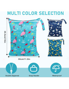 Bolsas Húmedas Angel Love para Pañales de Tela - 3 Unidades 2