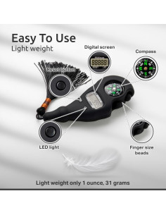 Contador Digital Tasbih STM Leaders Misbaha con Brújula y Luz 2