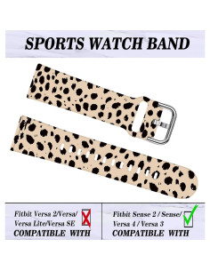 Banda Deportiva Silicona LNZLKING para Versa 4/3 y Sense 2 2