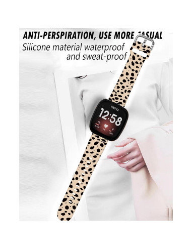 Banda Deportiva Silicona LNZLKING para Versa 4/3 y Sense 2