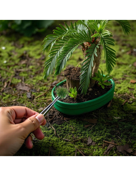 20 Piezas Hierba Estática Verde HekouJiub para Dioramas