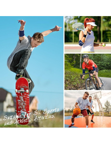 Soporte de Codo Transpirable WEILI Azul Tamaño Único