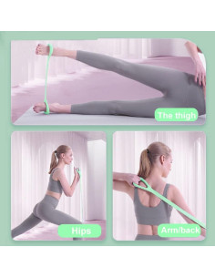 Banda de Resistencia Figura 8 Kvittra - Ejercicio y Estiramiento 2