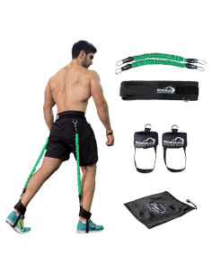 Entrenador de Salto Vertical WHITECLOUDZ - Bandas de Resistencia 30 kg