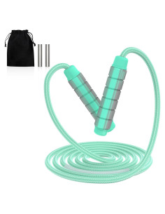 Cuerda de Salto AUMCDIK Ajustable con Peso para Fitness