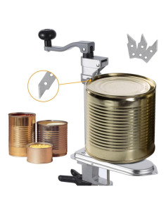 Abrelatas de mesa manual Towallmark con cuchilla de acero inoxidable