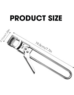 2 Piezas Abrebotellas Ajustable Marsrut de Acero Inoxidable 2