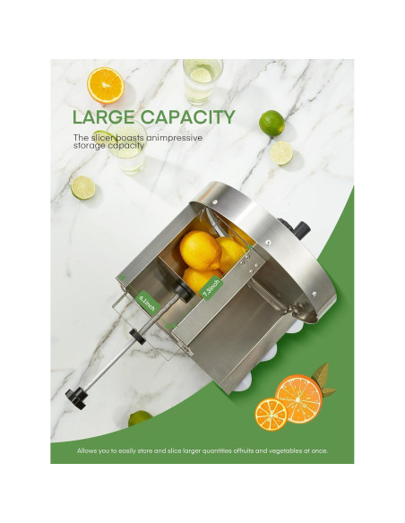 Cortadora de Verduras FOHERE SL-02 Acero Inoxidable 0-10mm Cortadora de Verduras FOHERE SL-02 Acero Inoxidable 0-10mm