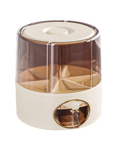 Cubo de Arroz Rotativo Liubalsenml 6 Compartimentos 23.5x28cm