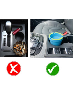 Cenicero Portátil TSY TOOL Jumbo Brilla en la Oscuridad 4 Pack 2