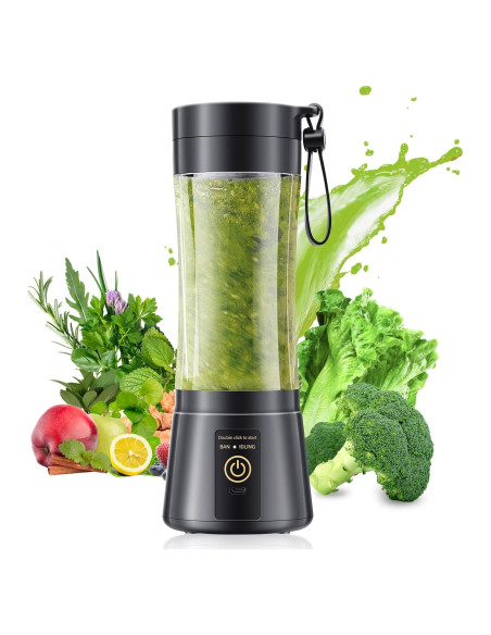 Licuadora Portátil YFIXQNSU 380ml Sin Cable para Batidos