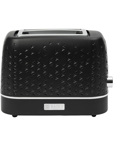 Tostadora Haden Starbeck 2 Rebanadas Acero Inoxidable Negro