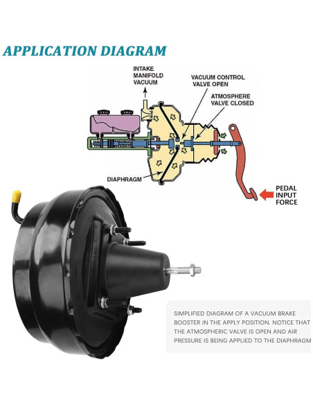 Acelerador de Freno de Vacío IRONTEK para Toyota Pickup 1989-1995