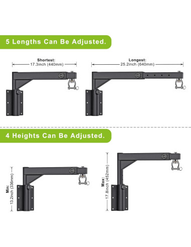 Soporte de Bolsa de Boxeo Ajustable Dolibest DBPHB-01 362 kg