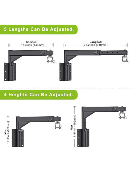Soporte de Bolsa de Boxeo Ajustable Dolibest DBPHB-01 362 kg