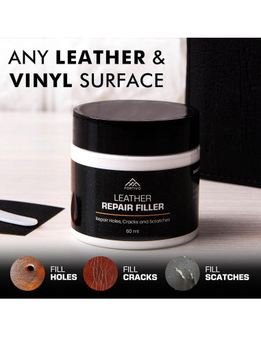 Relleno de Cuero Pintable Fortivo 60 mL - Reparación de Rayones