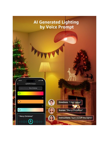 Bombillas Inteligentes Lepro B2 AI - 1100LM RGBWW, Paquete de 2