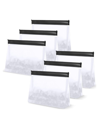 Conjunto de 6 Bolsas de Hielo Reutilizables YEXEXINM 25.4x18.5cm