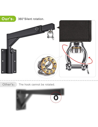 Soporte de Bolsa de Boxeo Ajustable Dolibest DBPHB-01 362 kg