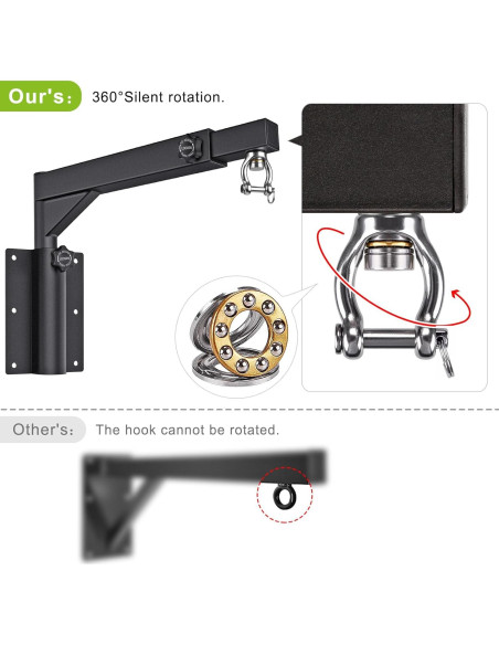 Soporte de Bolsa de Boxeo Ajustable Dolibest DBPHB-01 362 kg