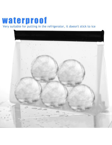 Conjunto de 6 Bolsas de Hielo Reutilizables YEXEXINM 25.4x18.5cm