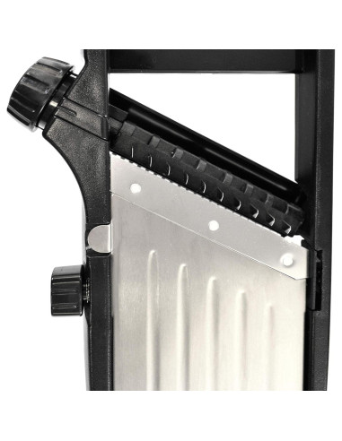 Mandolina Deluxe Norpro 30.5 cm Acero Inoxidable Negra