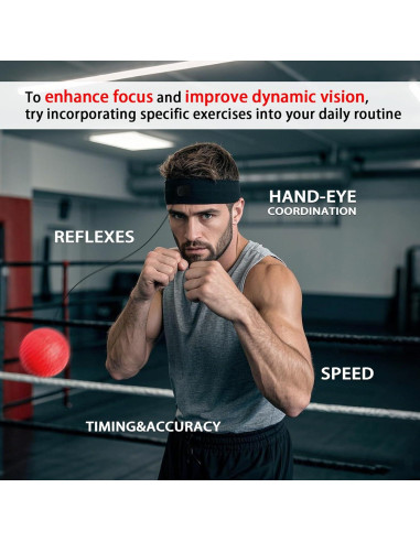 Paquete de 2 Pelotas de Reflexión FUNUCURR para Boxeo