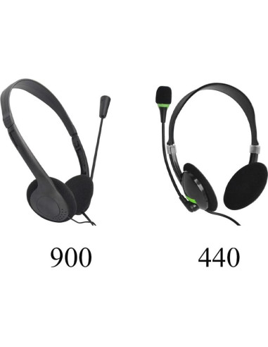 Auriculares USB CALIDAKA con Micrófono, Livianos y Ajustables