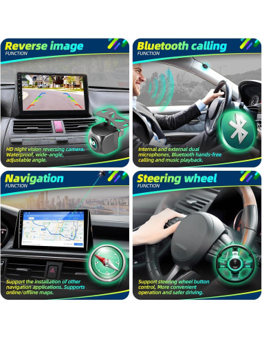 Radio Android 10.2" para Honda Accord 2008-2011 Carplay Bluetooth