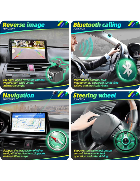 Radio Android 10.2" para Honda Accord 2008-2011 Carplay Bluetooth