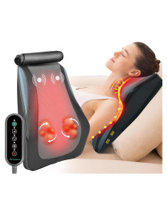 Masajeador de Espalda Shiatsu Snailax SL-128 con Calor 3D