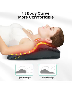 Masajeador de Espalda Shiatsu Snailax SL-128 con Calor 3D 2