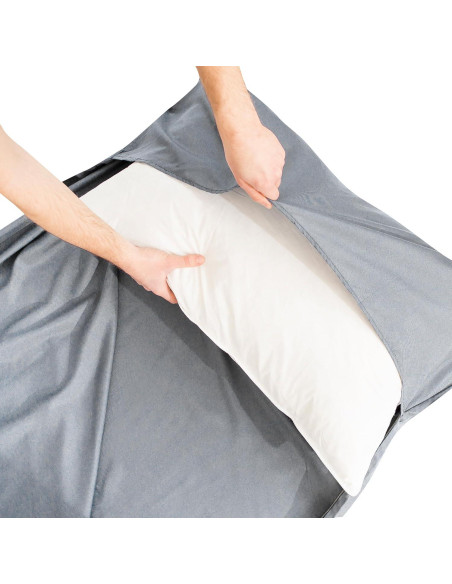 Saco de Dormir 2-en-1 Miqio Forro y Sábana de Viaje XL