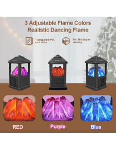 Calefactor Eléctrico Portátil TOONLUPAL TLB LQ-FP123A 900W 2