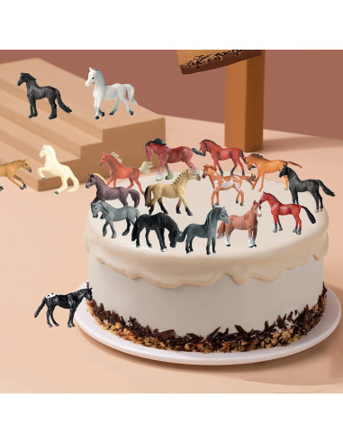 Set de 18 Figuras de Caballos RCOMG - Juguetes Educativos para Niños