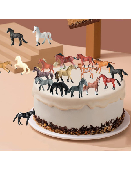 Set de 18 Figuras de Caballos RCOMG - Juguetes Educativos para Niños Set de 18 Figuras de Caballos RCOMG - Juguetes Educativos para Niños