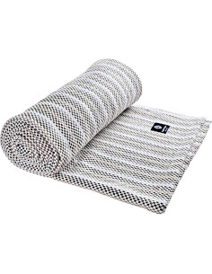 Manta de Yoga de Algodón Hugger Mugger Multi-Gris 1.5kg 2