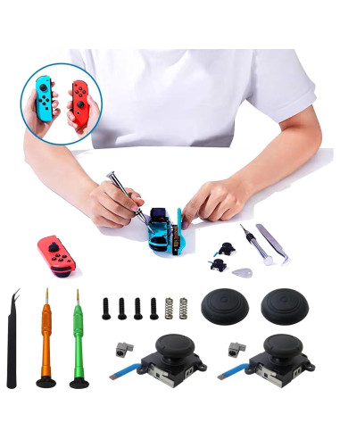 2 Joysticks de Reemplazo USonline911 para Joy-Con Nintendo Switch