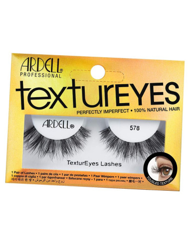 Pestañas Texturizadas TexturEyes 578 - 1 Par Negro