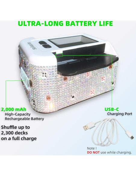 Máquina Barajadora Automática SAYSEEYES JACSMW01 Recargable