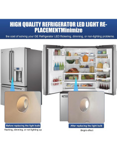 Bombilla LED de Reemplazo para Refrigerador GE 7 Piezas WR55X11132 2